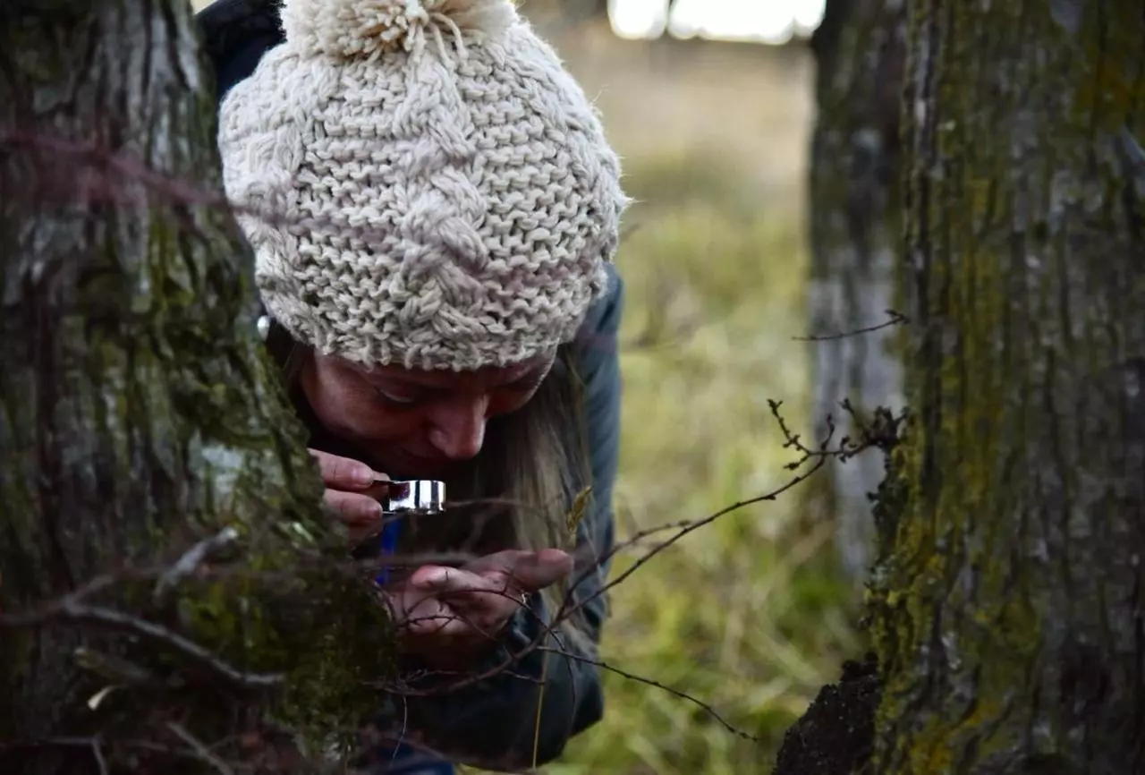 Comunidad educativa del Jardín Infantil Magallanes se capacita en el Sendero de los Sentidos