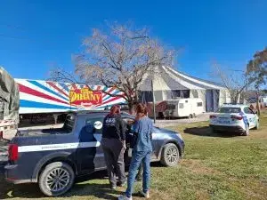 Redada policial en circo de Río Negro rescata animales maltratados