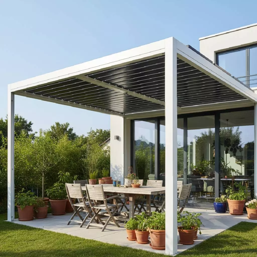 Innovación Sostenible: Pérgolas de Aluminio para una Climatización Natural y Eficiente