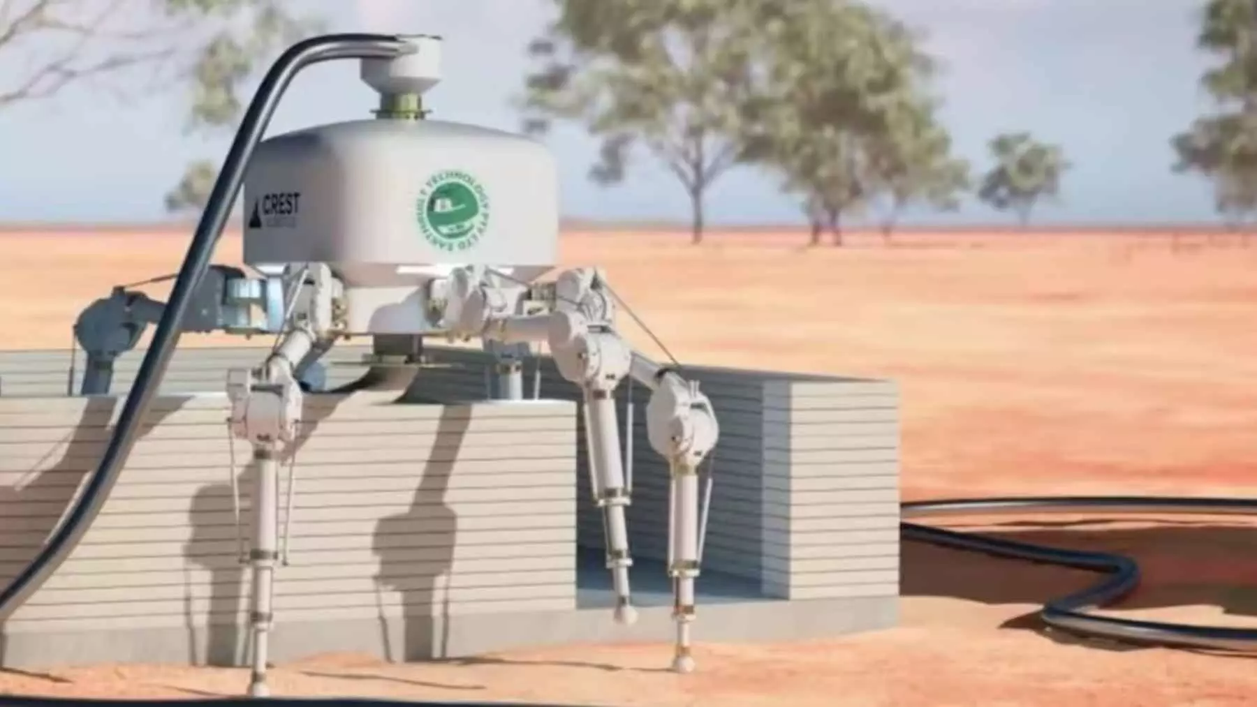 Charlotte, el robot araña que revoluciona la construcción con hogares ecológicos