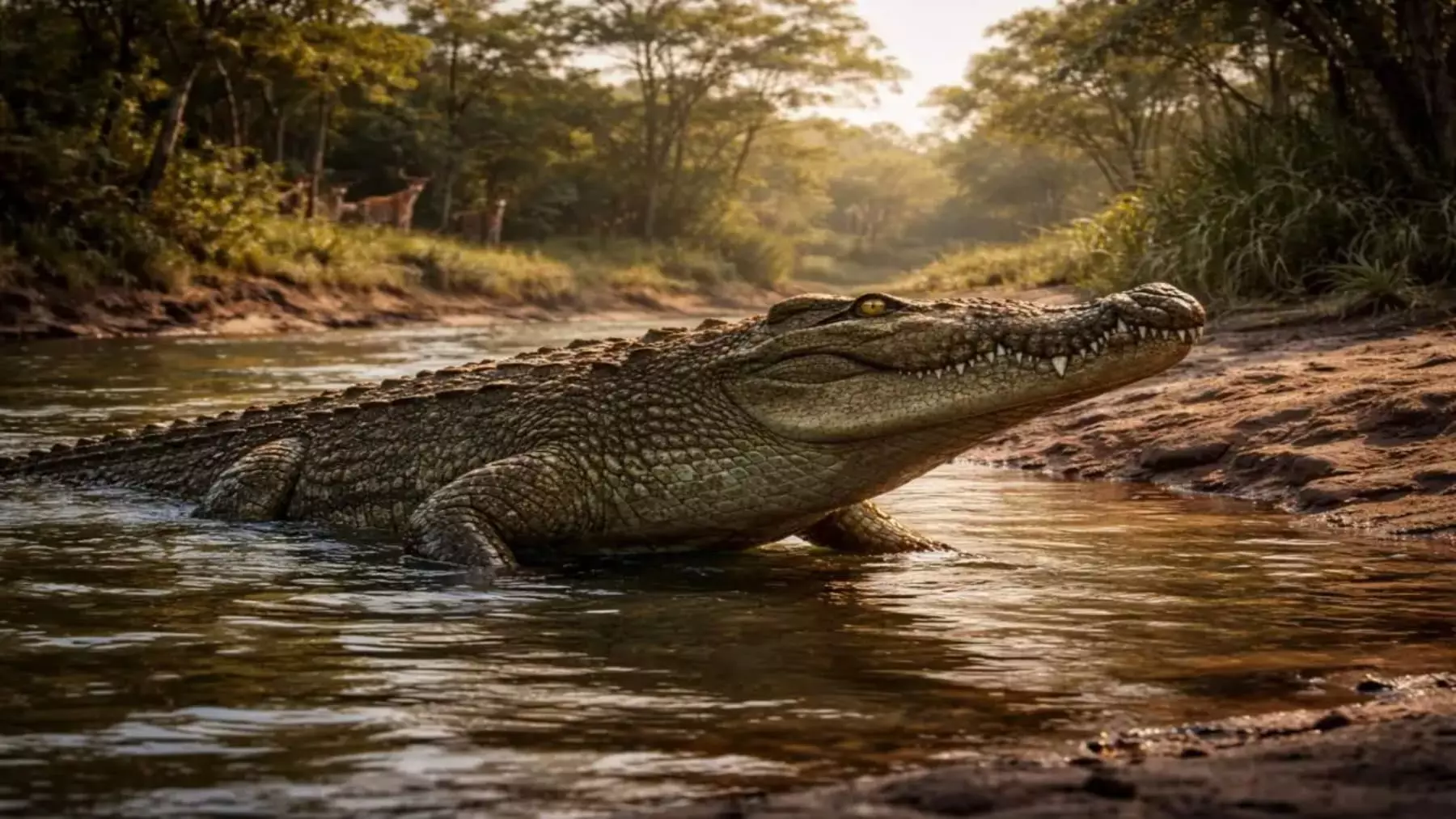 Descubrimiento en Etiopía: Un Antiguo Cocodrilo Gigante Coexistió con los Primeros Homínidos